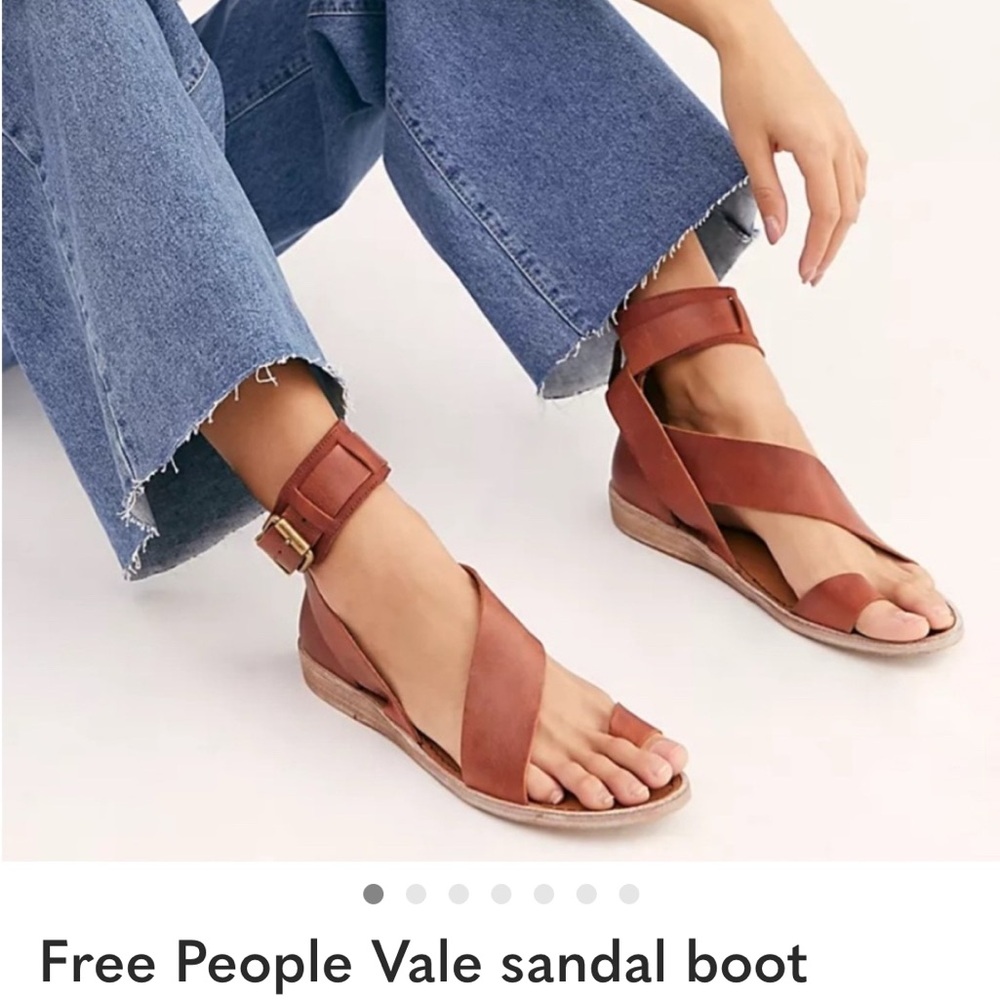 Free People Brown Sandal Boot NWT, size 40.